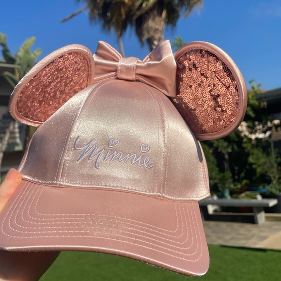 Disney Accessories - Minnie Mouse Disney Satin and Sequins Hat